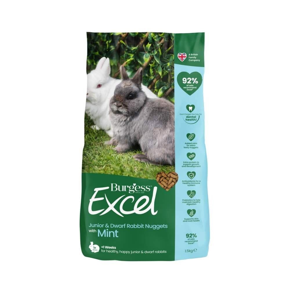 Burgess Excel Rabbit Junior & Dwarf 10kg – Burgess