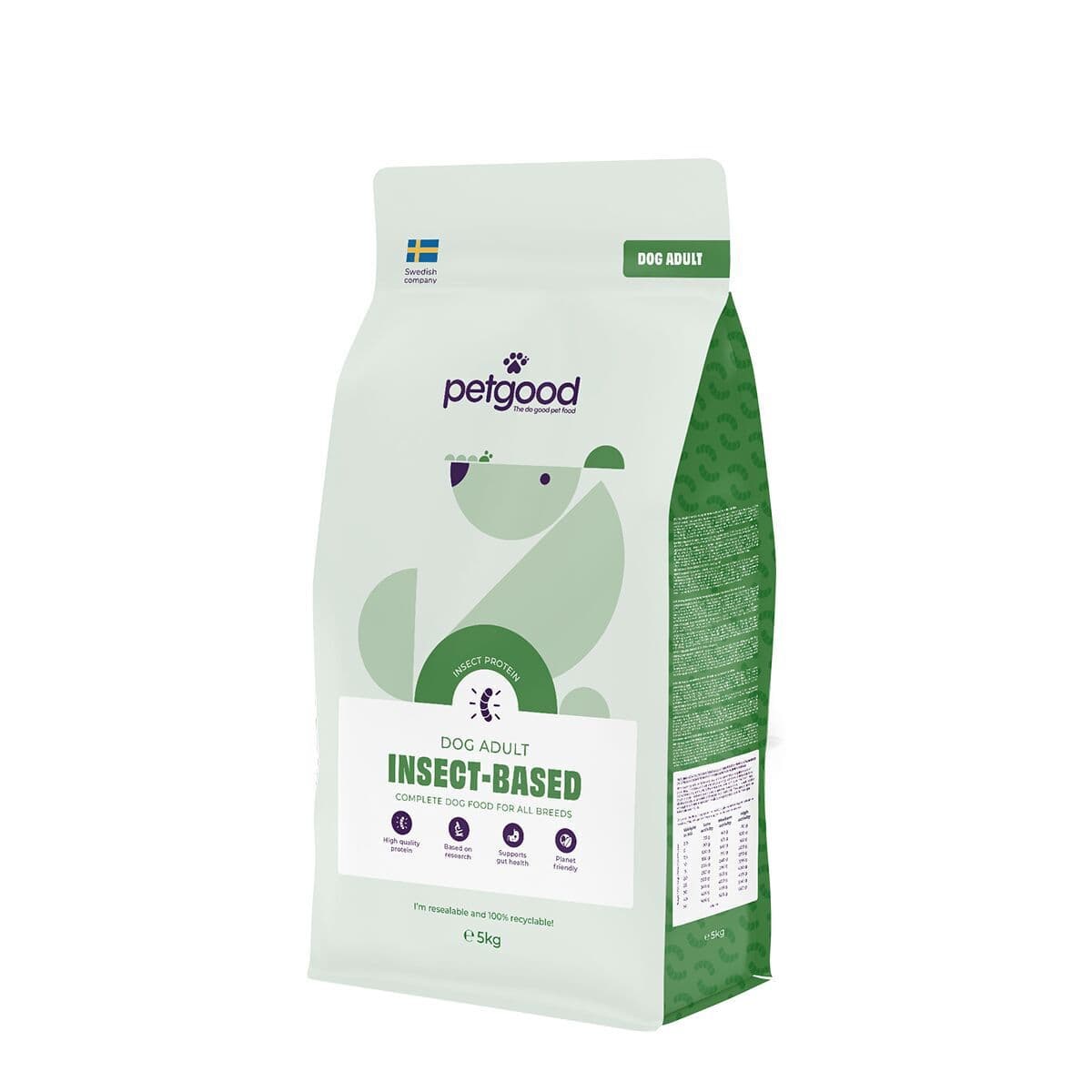 Petgood hyönteispohjainen premiumruoka aikuiselle koiralle – Petgood