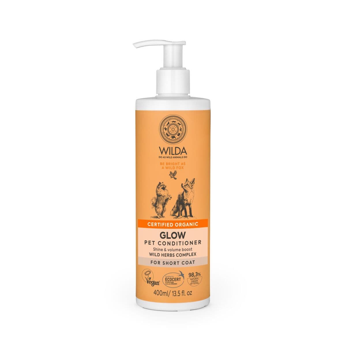 Wilda Glow pet -hoitoaine koiralle 400ml – WILDA