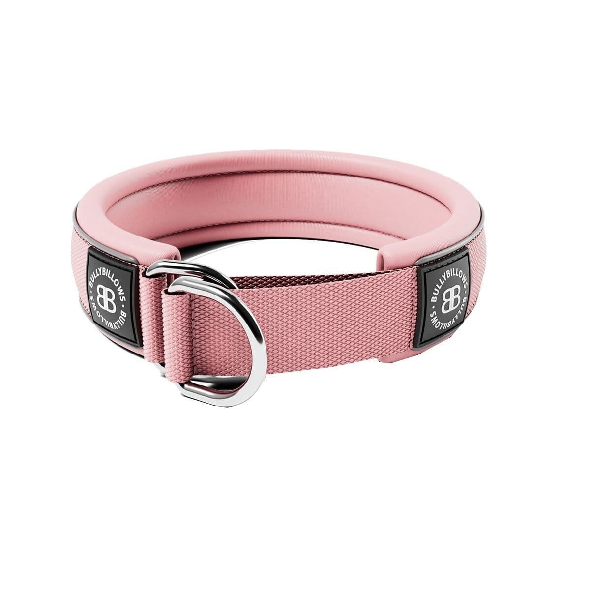 BullyBillows puolikiristävä panta pehmustettu 4 cm, pinkki – BullyBillows