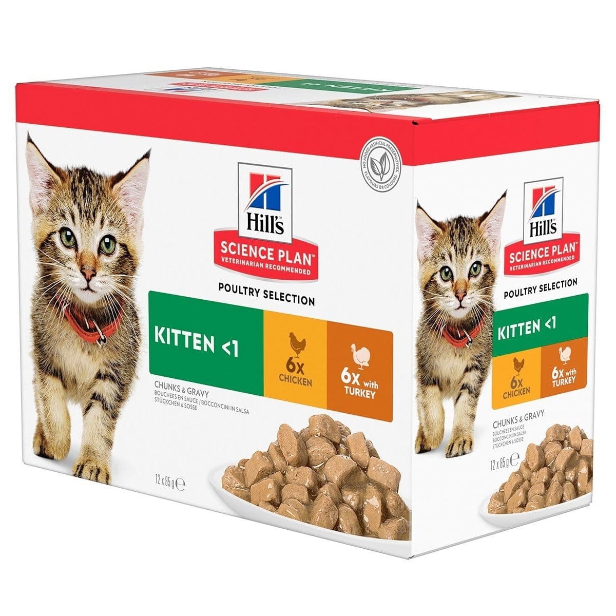 Hill's SP Feline Kitten Poultry Multipack 12x 85 g – Hill's