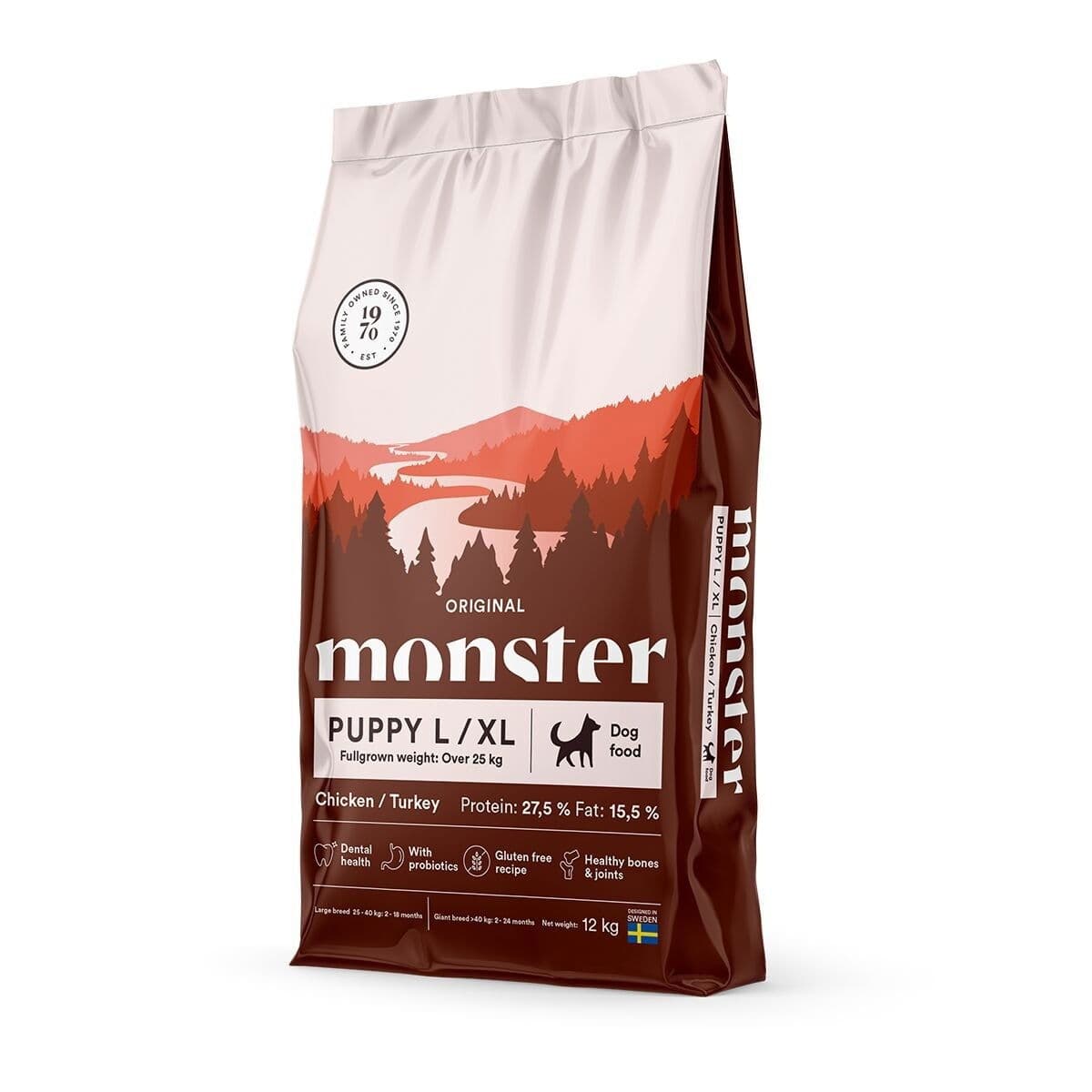 Monster Puppy L&XL Kana & Kalkkuna – Monster Pet Food