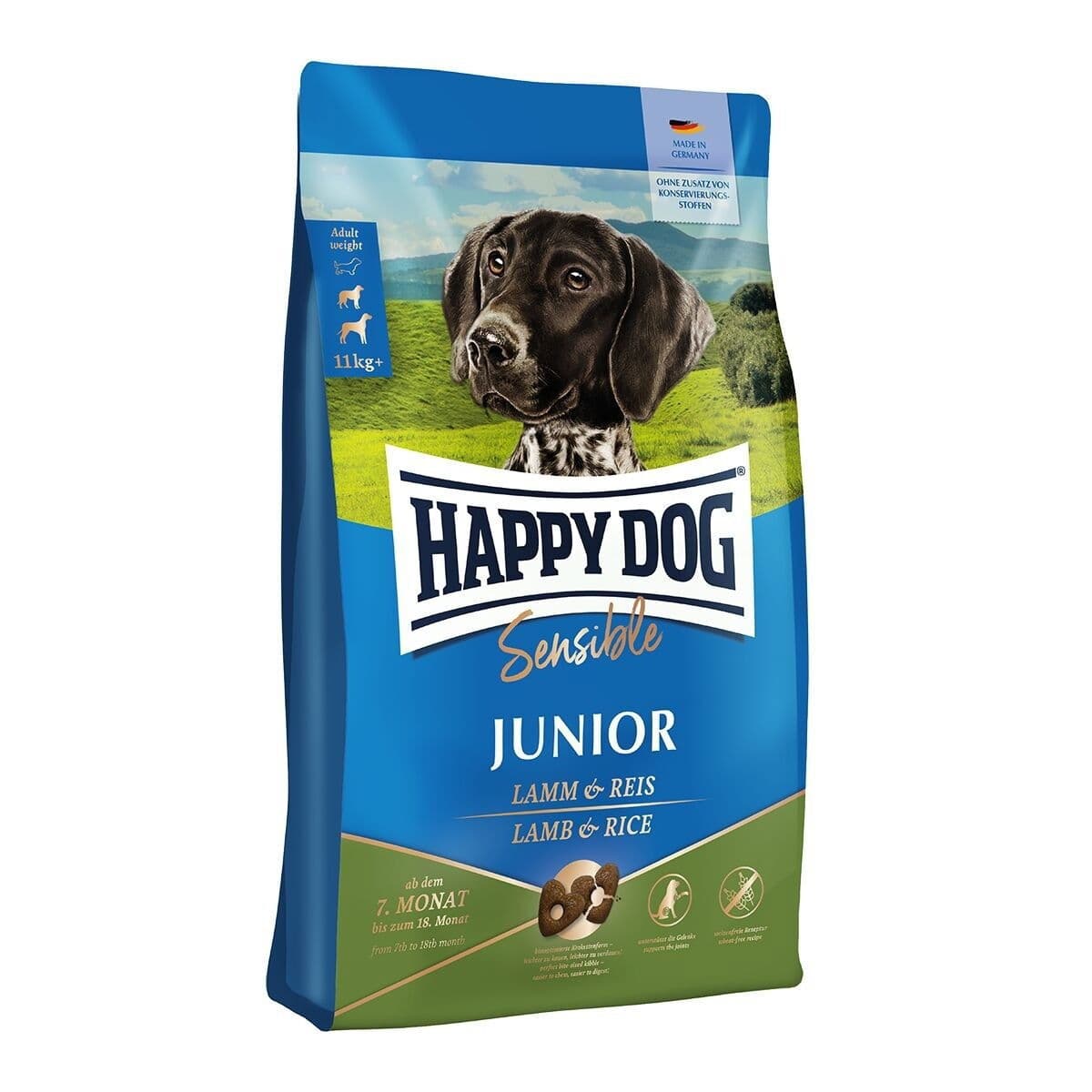 Happy Dog Sensible Junior Lamb & Rice 10kg – Happy Dog