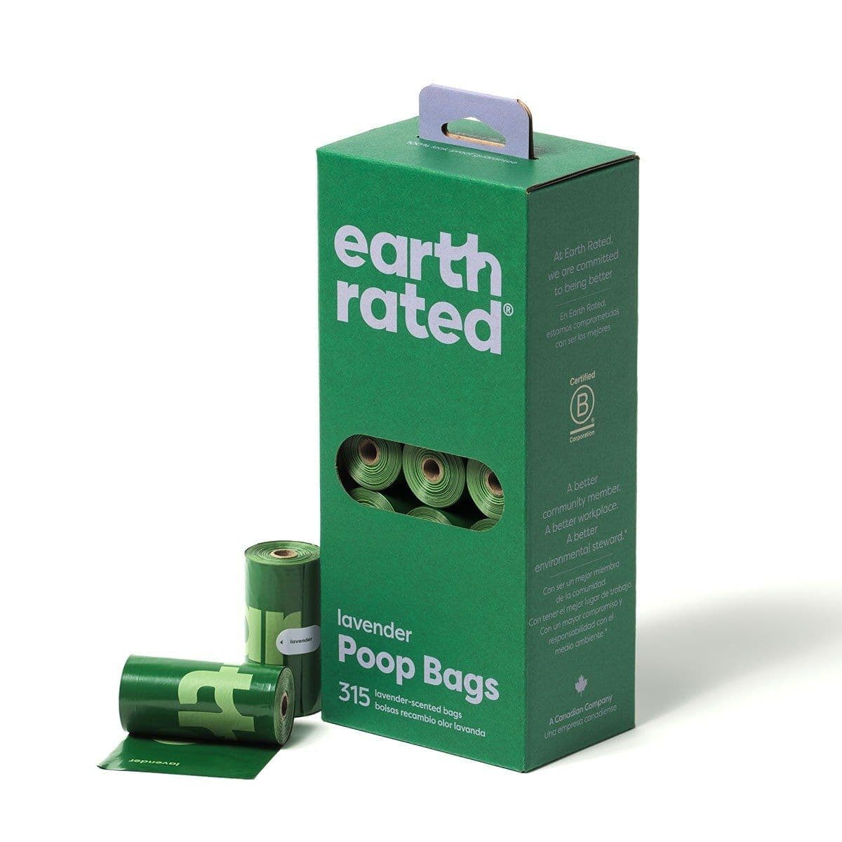 Koiran kakkapussit Earth Rated PCR-muovia, laventeli – Earth Rated