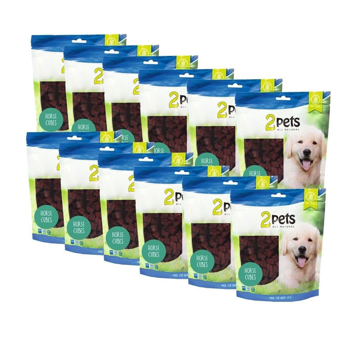 2pets Hevosenlihaherkut 12 x 100 g – 2Pets