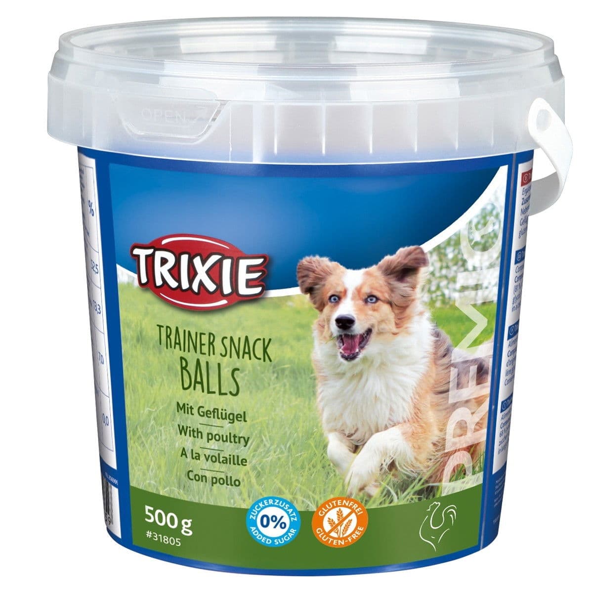Trixie Premio Trainer Poultry -koiran herkut, 500 g – Trixie