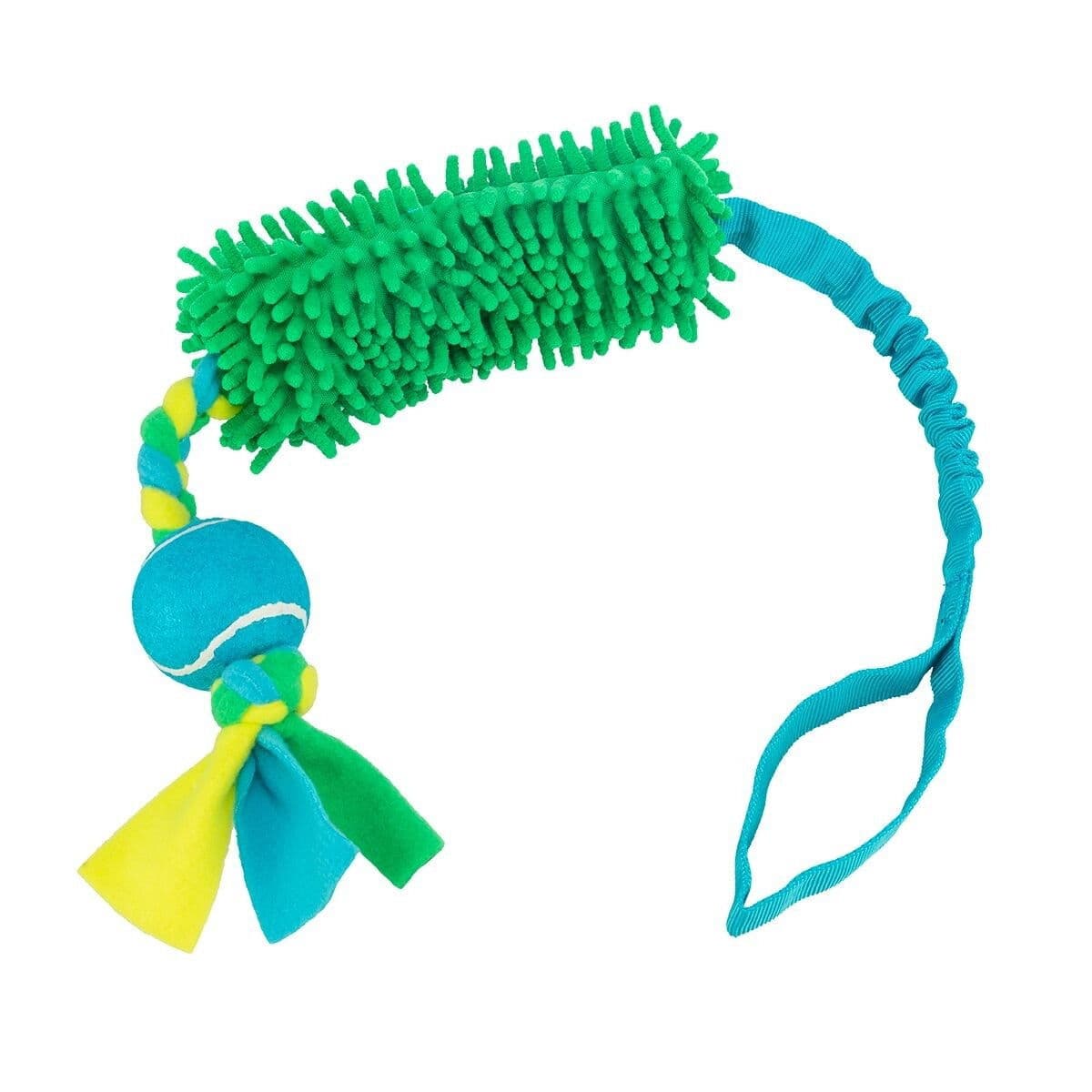 Trixie Bungee tugger vetolelu tennispallolla – Trixie