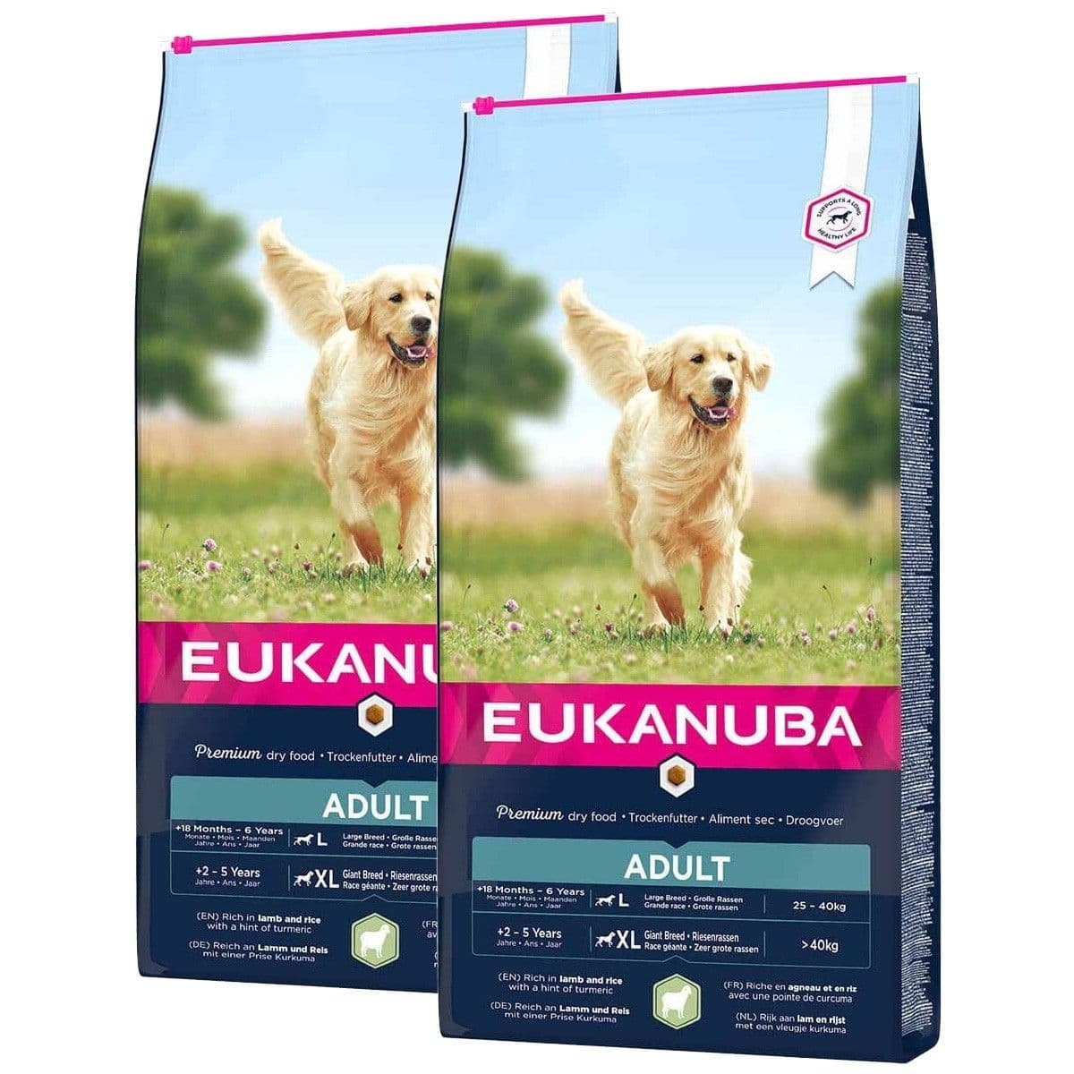 Eukanuba Adult LB Lamb&Rice 2 x 12kg – Eukanuba