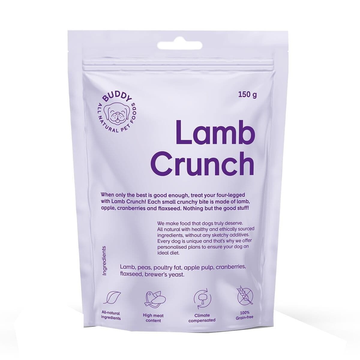 Buddy Lammasherkku koiralle 150g – Buddy