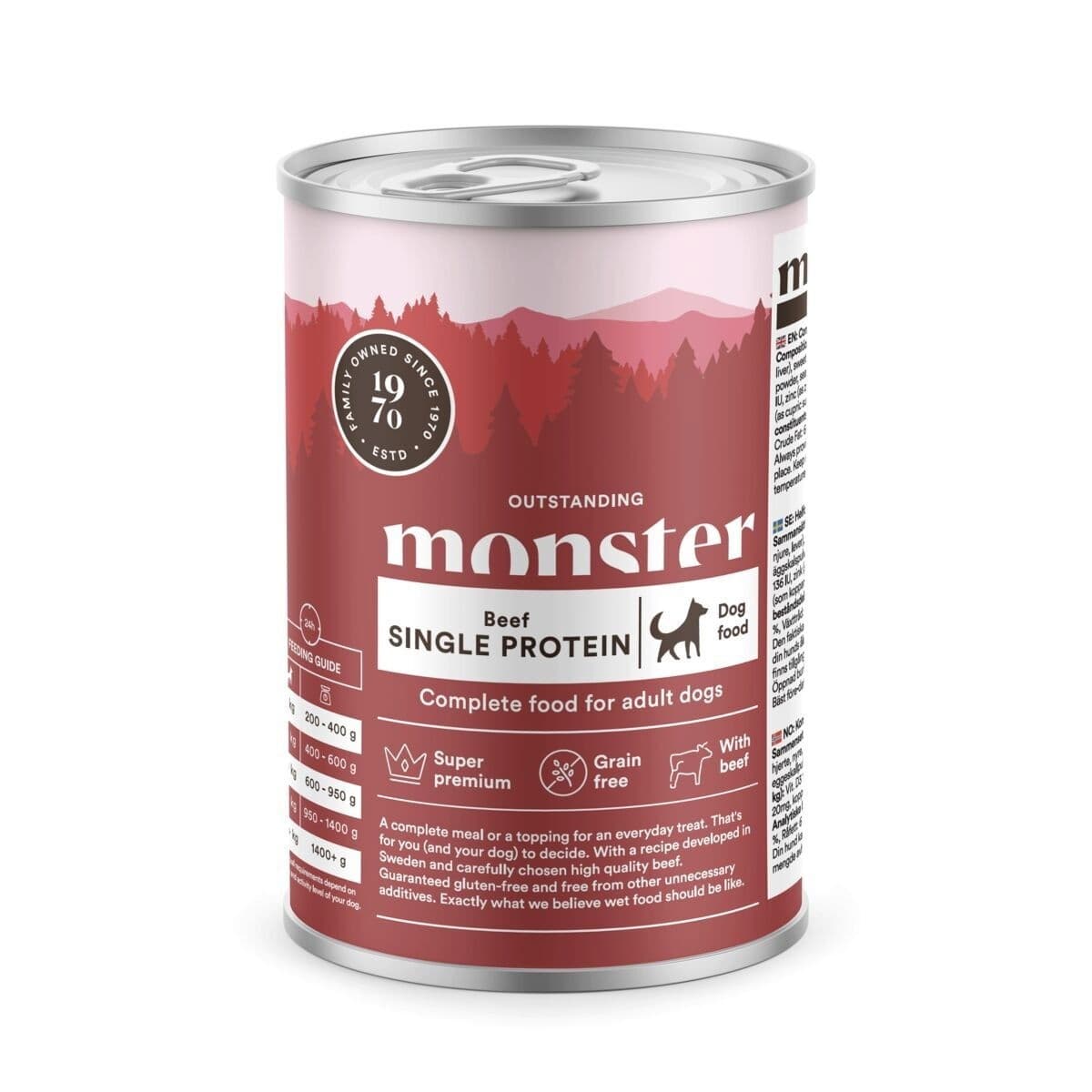 Monster Dog Adult Single Nauta 400g – Monster Pet Food