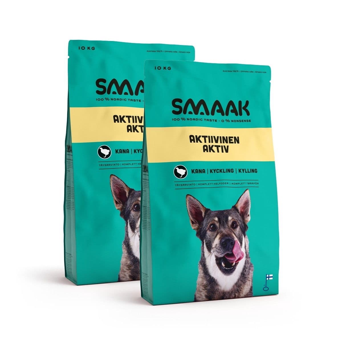 SMAAK aktiivisen koiran ruoka 2 x 10 kg – Smaak