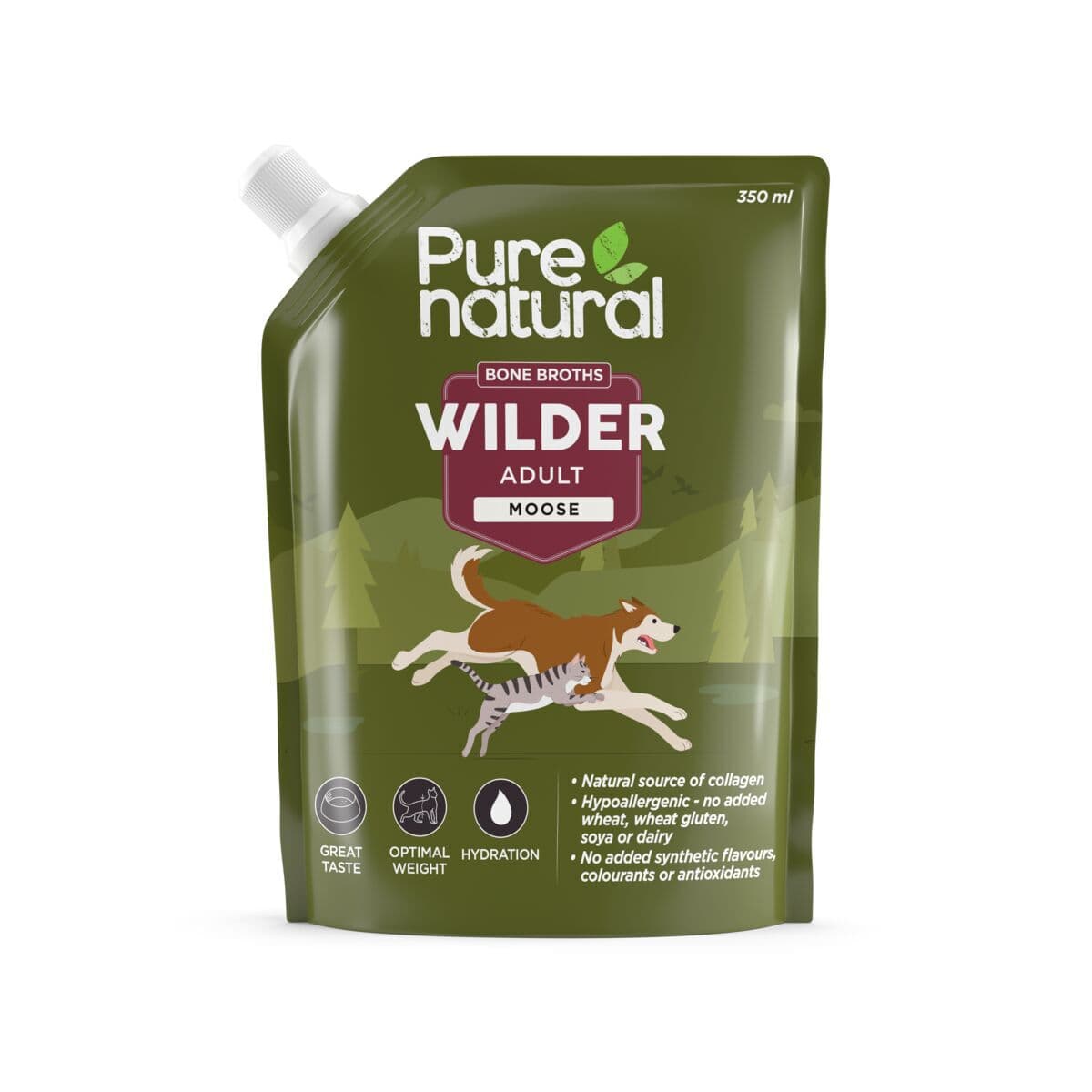 Purenatural Wilder Bone Broth hirvi 350 ml – Purenatural