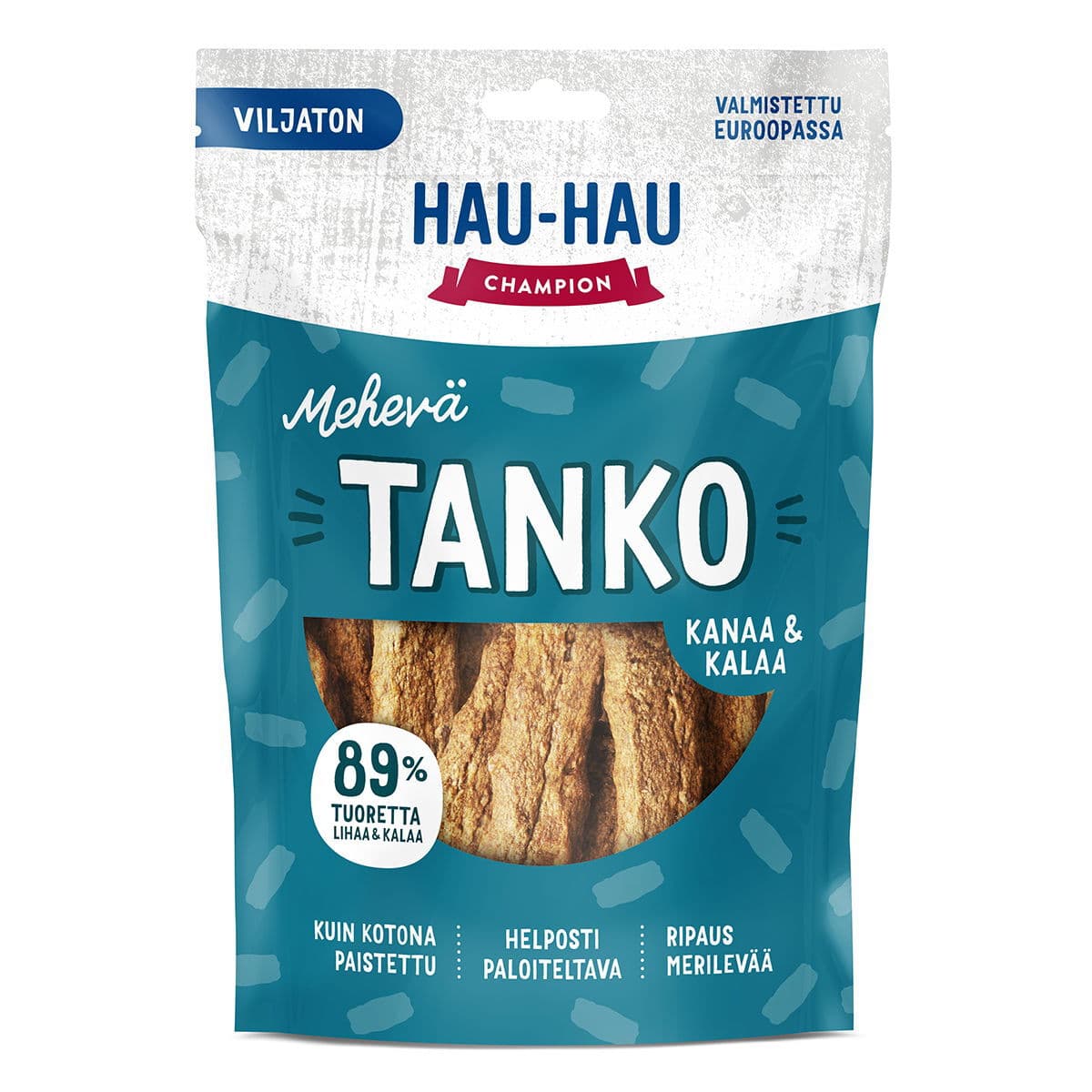 Hau-Hau Champion Mehevä Tanko Kanaa ja Kalaa 140g – Hau Hau Champion
