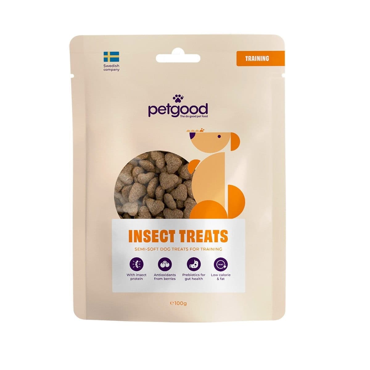 Petgood hyönteispohjainen treeniherkku – Petgood
