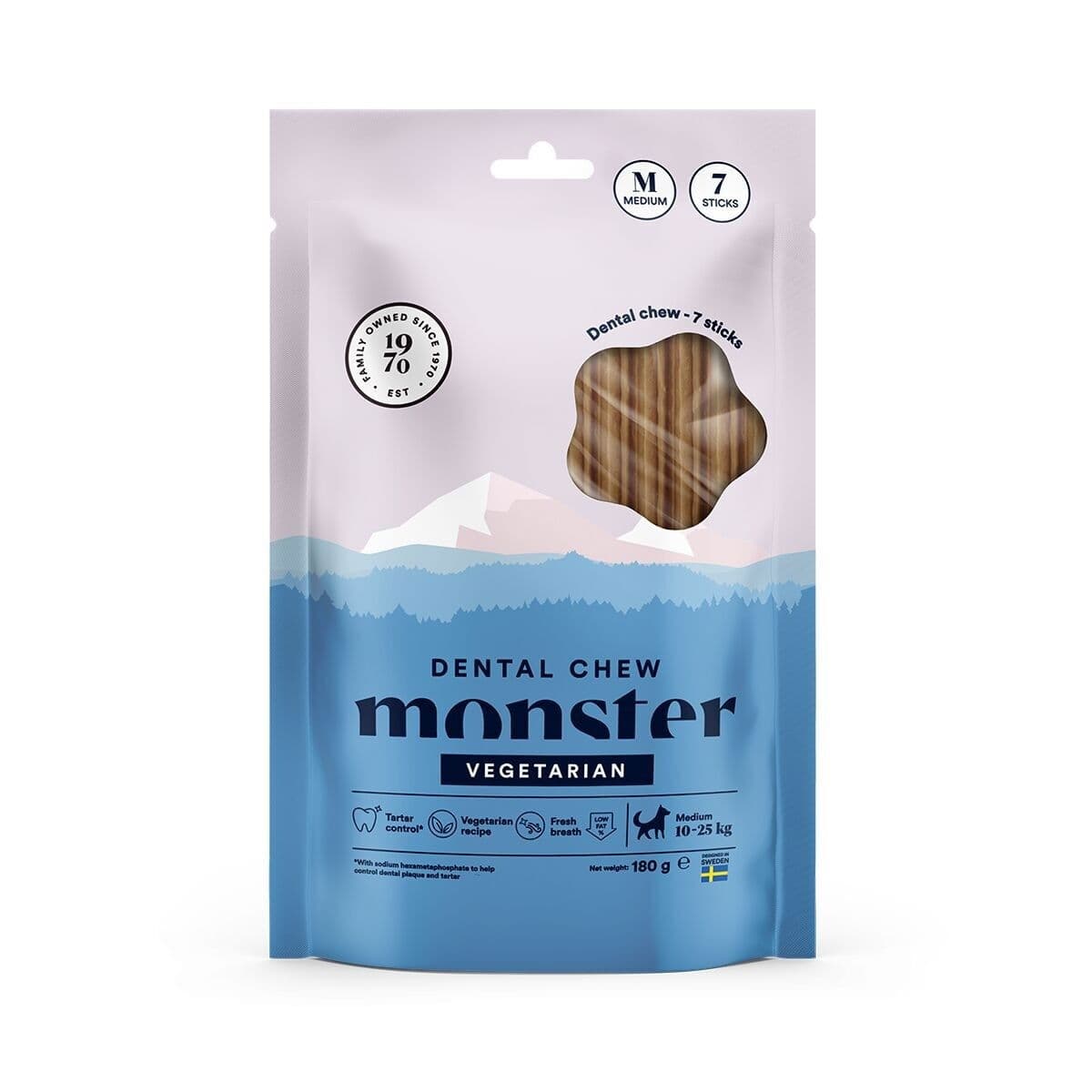 Monster Dog Dental Chew Vegetarian Medium – Monster Pet Food