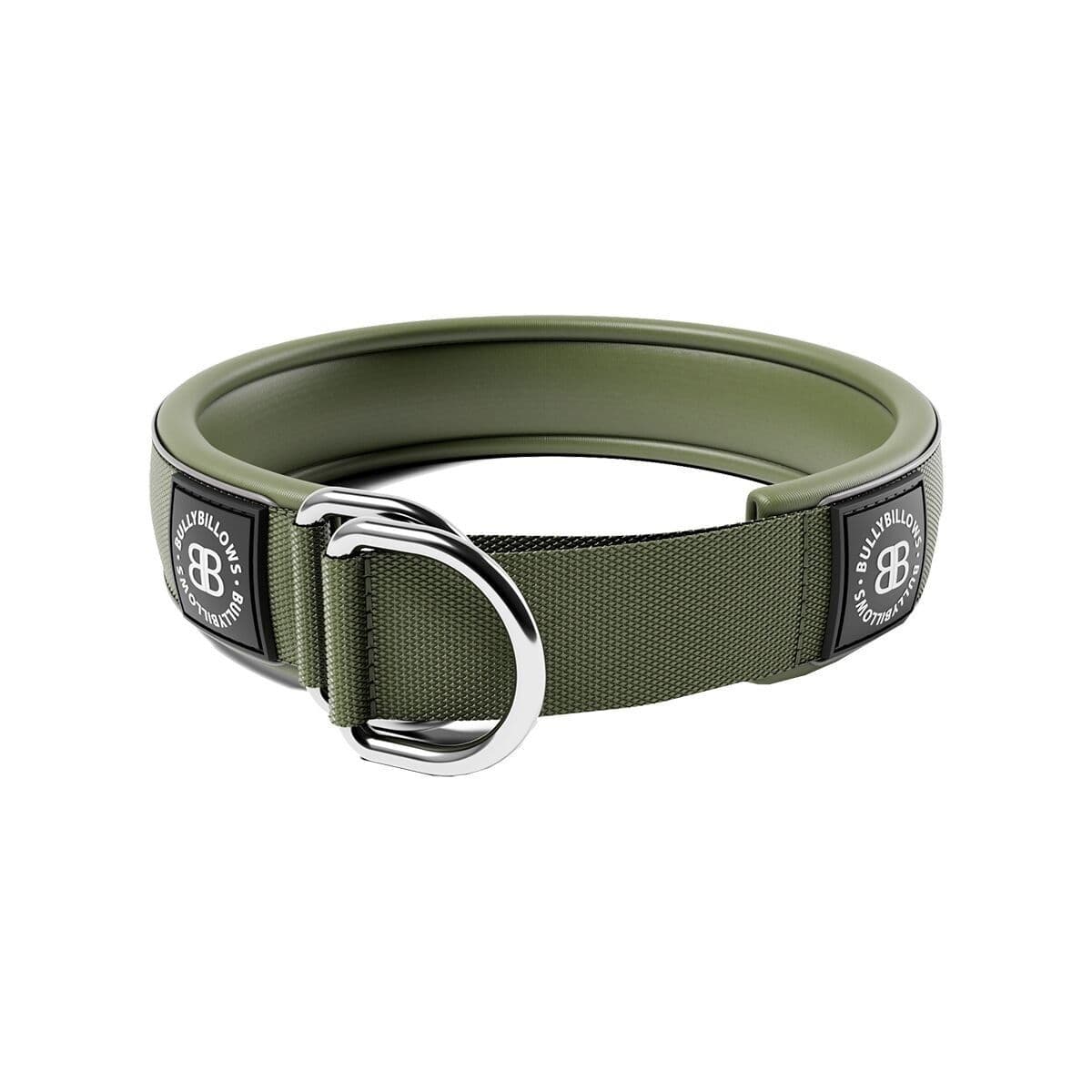 BullyBillows koiran puolikiristävä panta 5 cm, khaki – BullyBillows