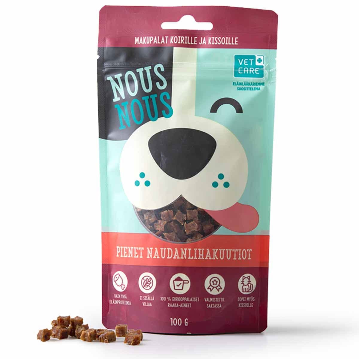 NousNous Pienet naudanlihakuutiot 100g – NousNous