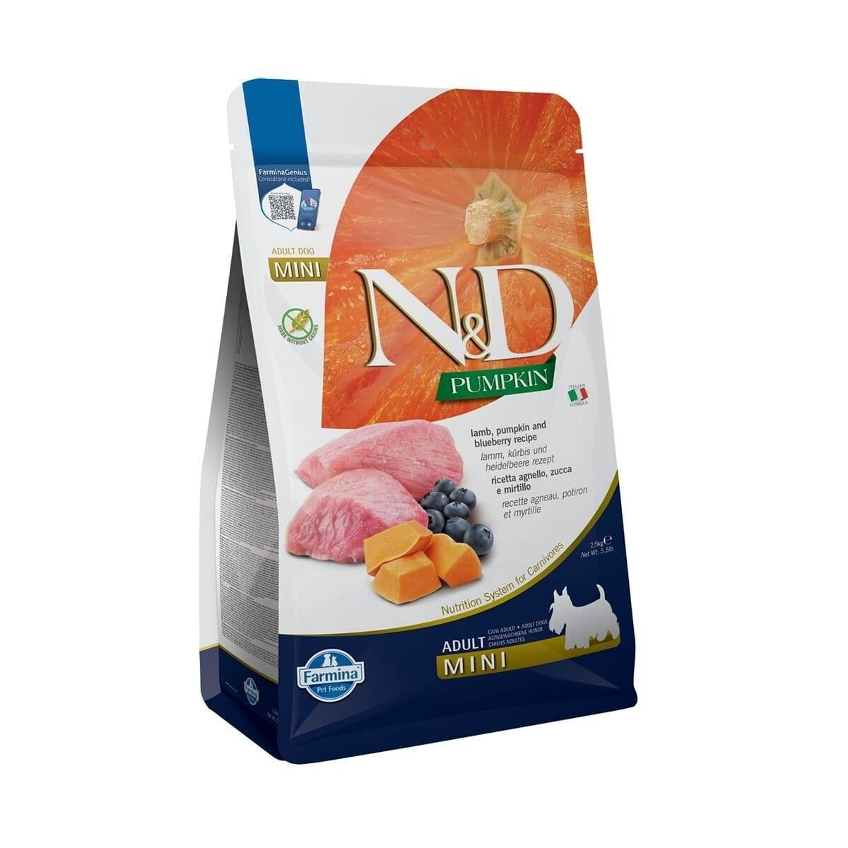 Farmina N&D Dog Pumpkin Lamb&Blueberry Small – Farmina