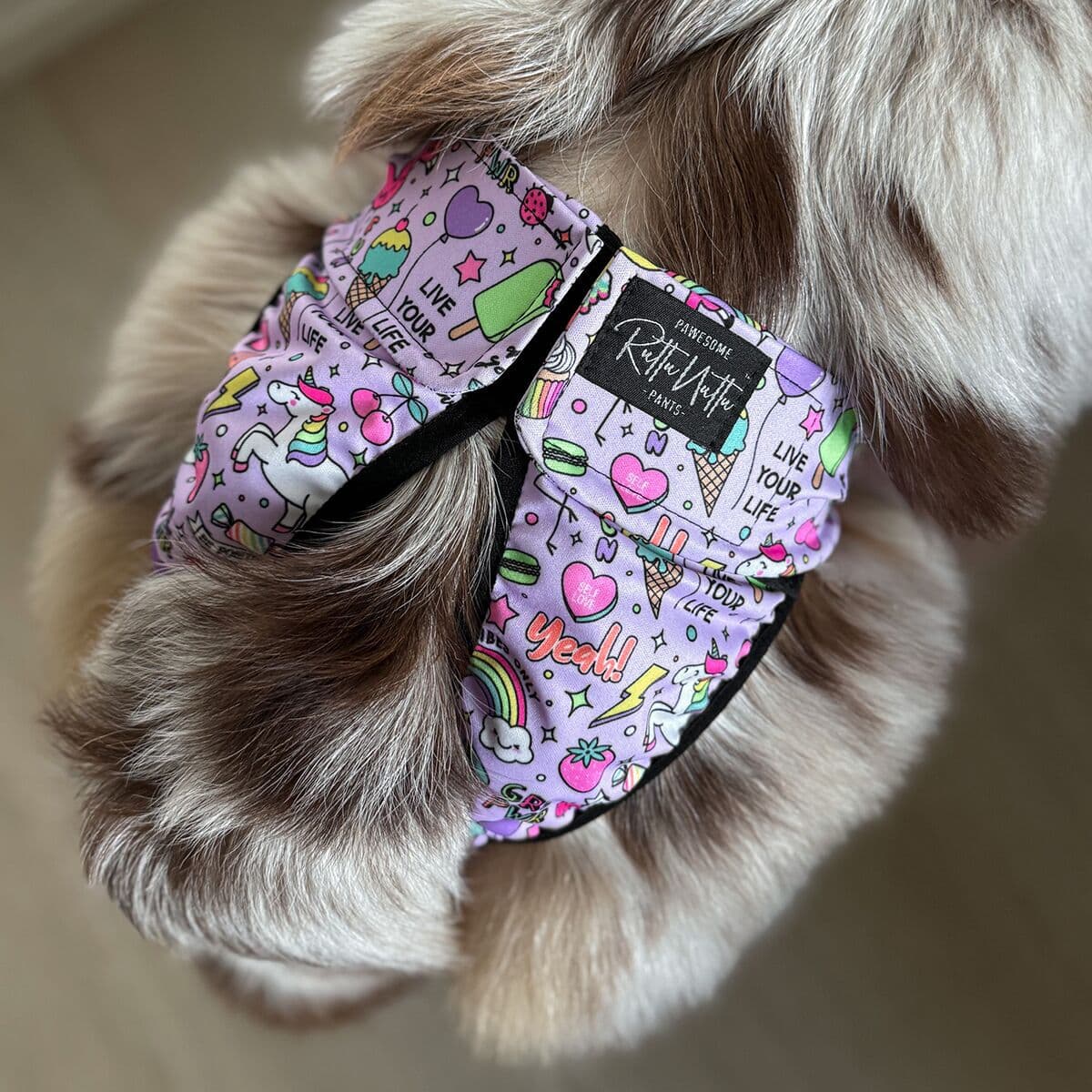 RuttuNuttu juoksupöksyt kietaisumalli, Born to unicorn – RuttuNuttu