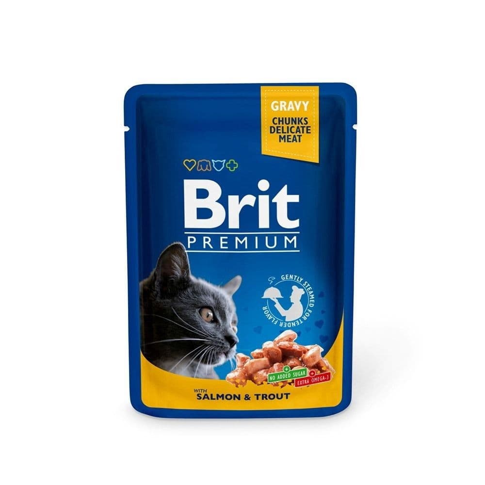 Brit Premium lohi & taimen, 100g – Brit Premium