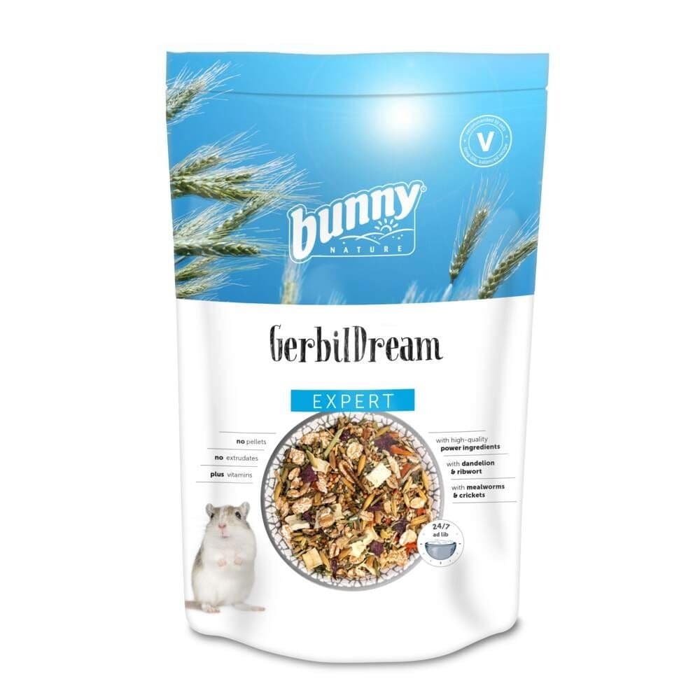 Gerbiilin ruoka Bunny GerbilDream Expert 500g – Bunny Nature