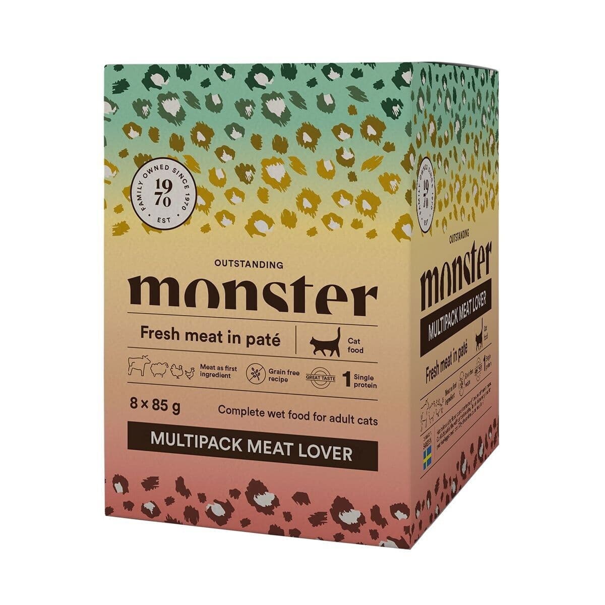 Monster Cat Meat Lover 8x85g – Monster Pet Food