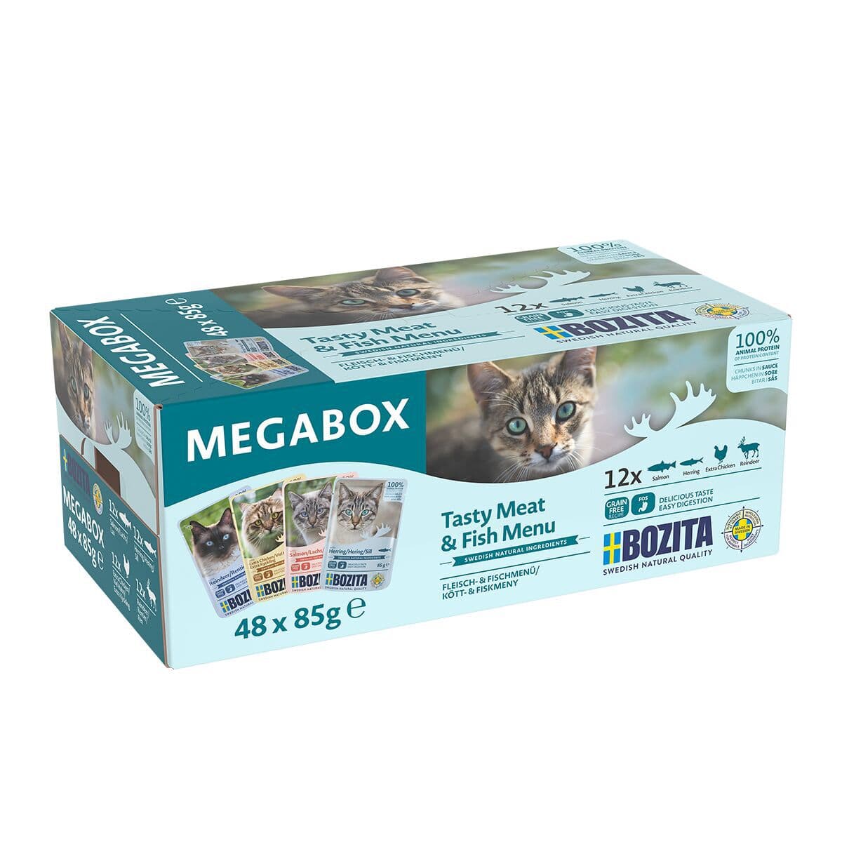 Bozita cat pouch Megabox 48x85g – Bozita