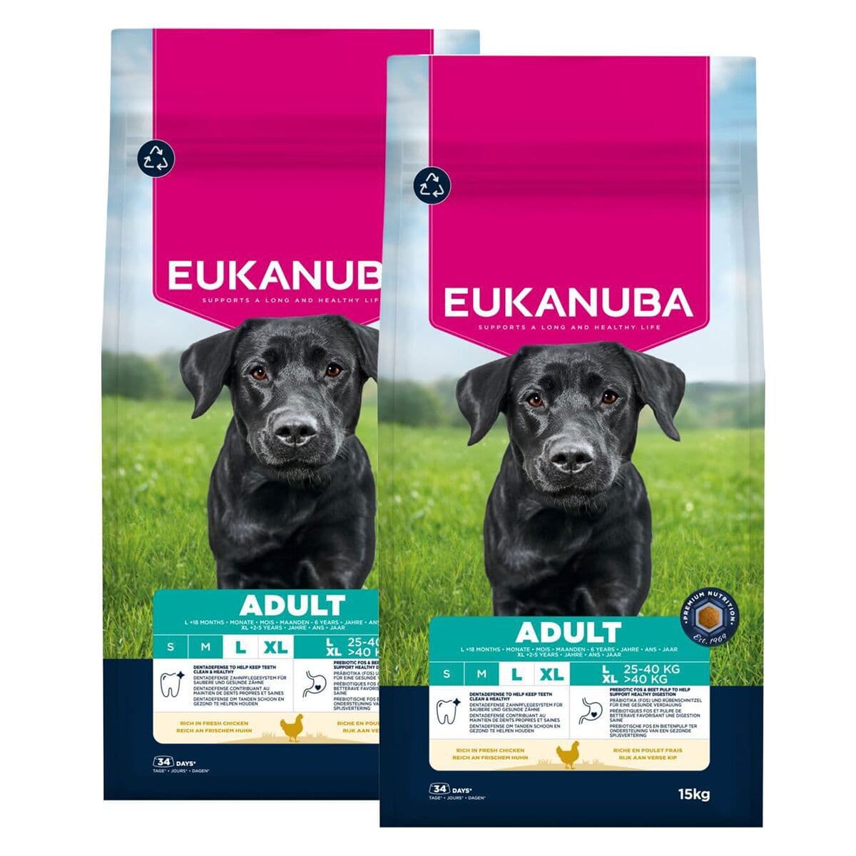 Eukanuba Dog Adult Large 2 x 15kg – Eukanuba
