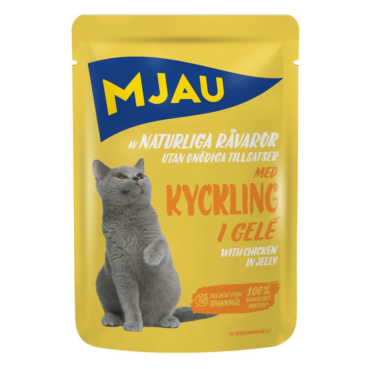 Mjau kanaa hyytelössä 85 g – Mjau