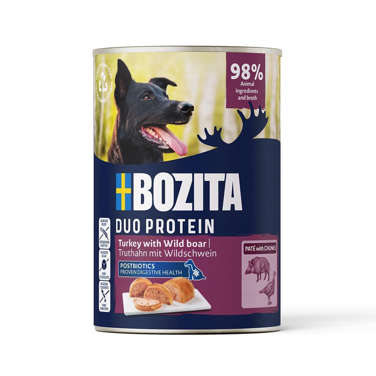 Bozita Dog Pate Turkey with Wild Boar – Bozita