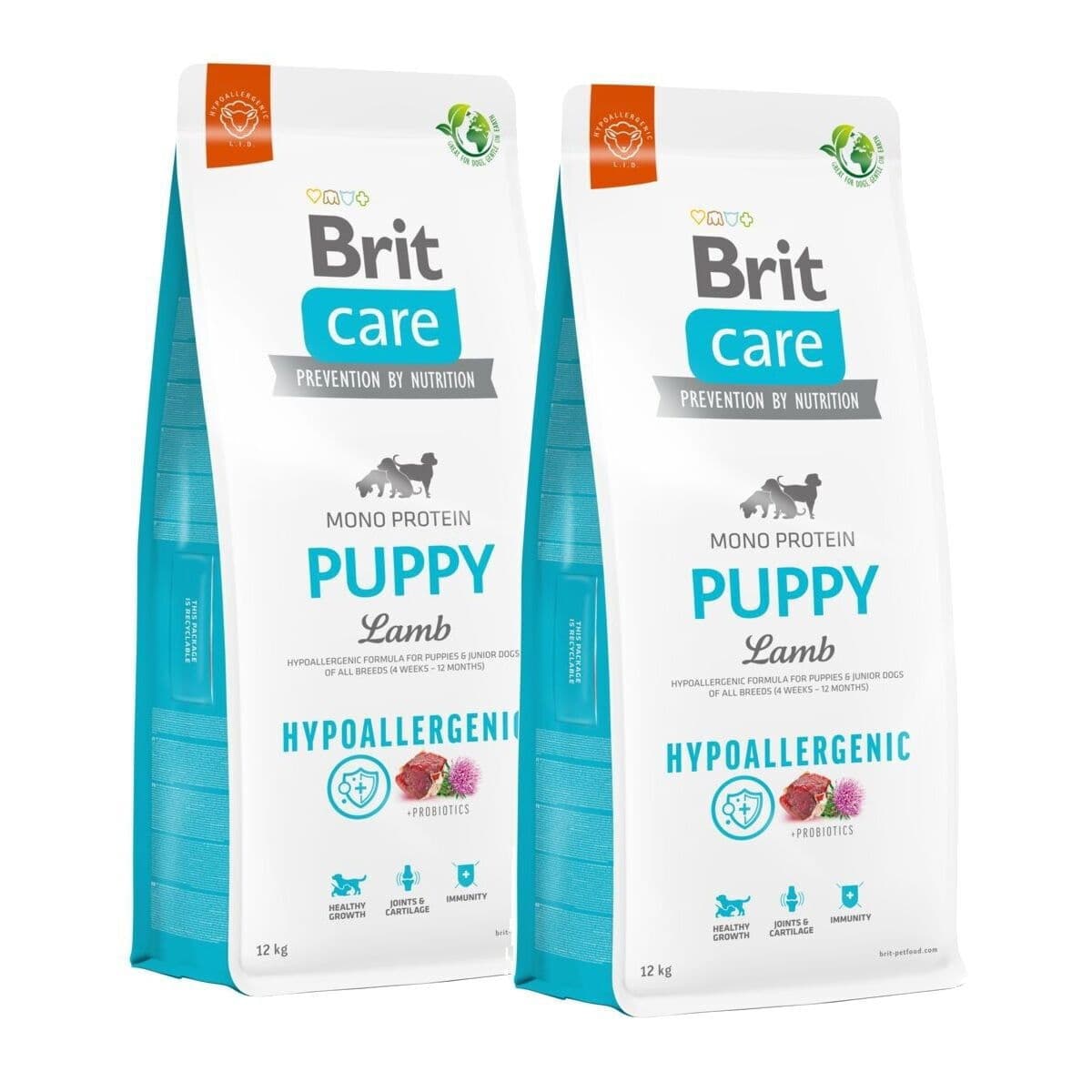 Brit Care Puppy Hypoallergenic Lamb 2x12 kg – Brit