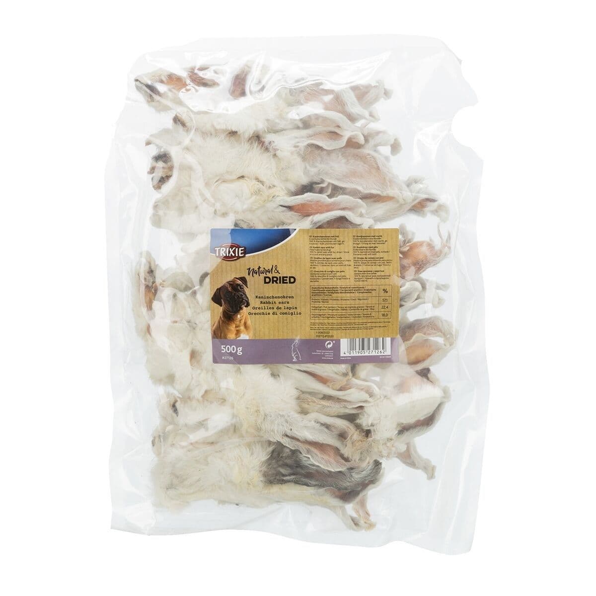 TR Jäniksenkorvat turkilla 500 g – Trixie