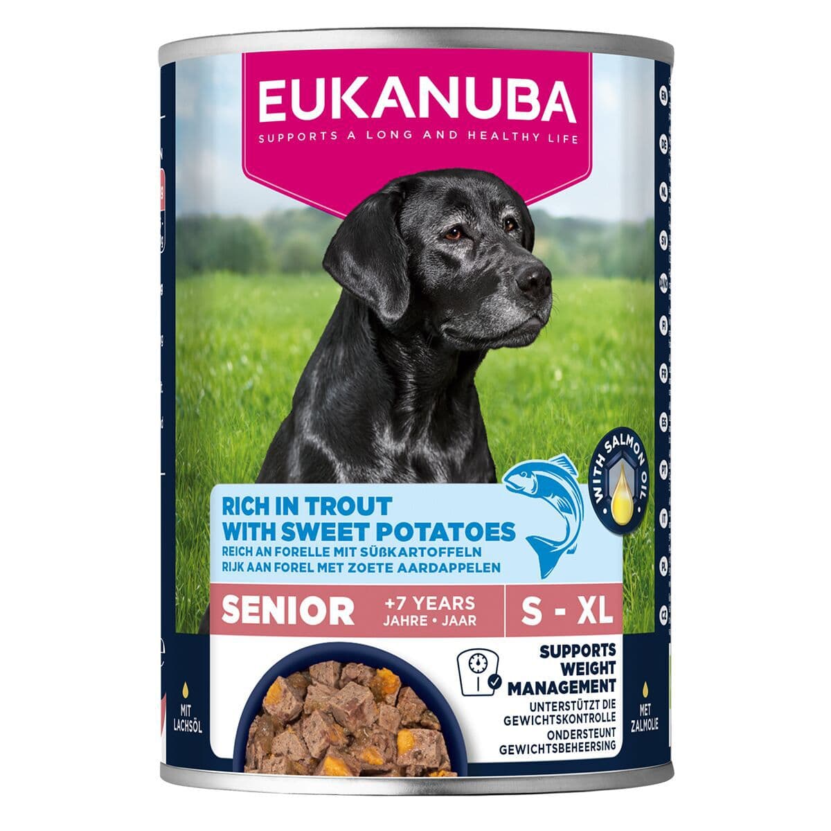 Eukanuba Dog Wet Senior Taimen & Bataatti 400 g – Eukanuba