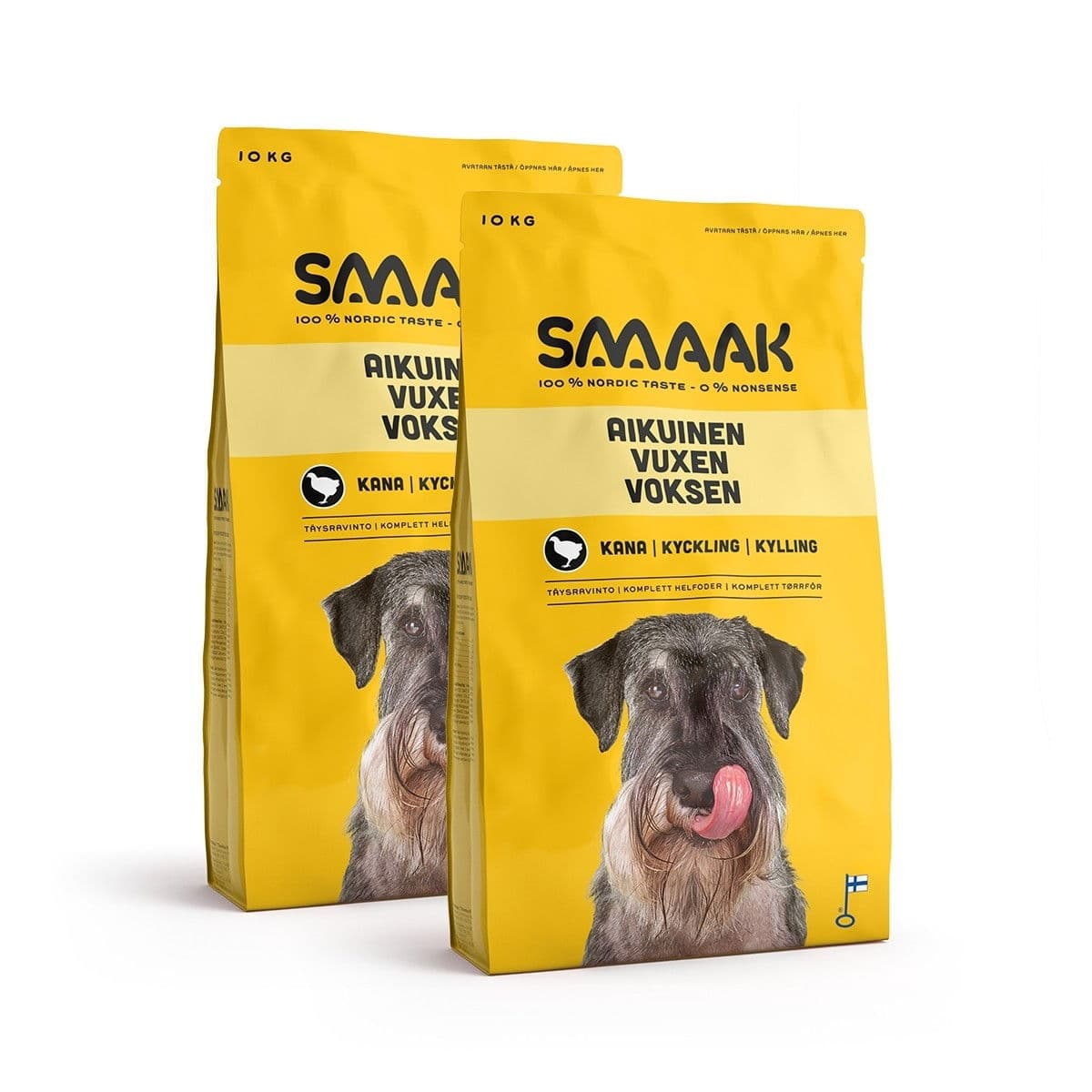 SMAAK kana aikuiselle koiralle 2 x 10 kg – Smaak