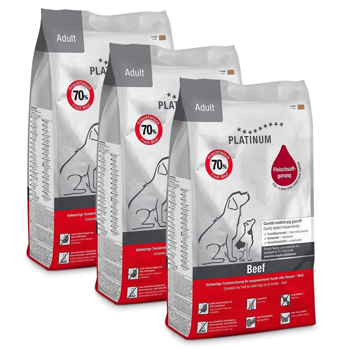 Platinum Adult nauta & peruna 3x5kg – Platinum