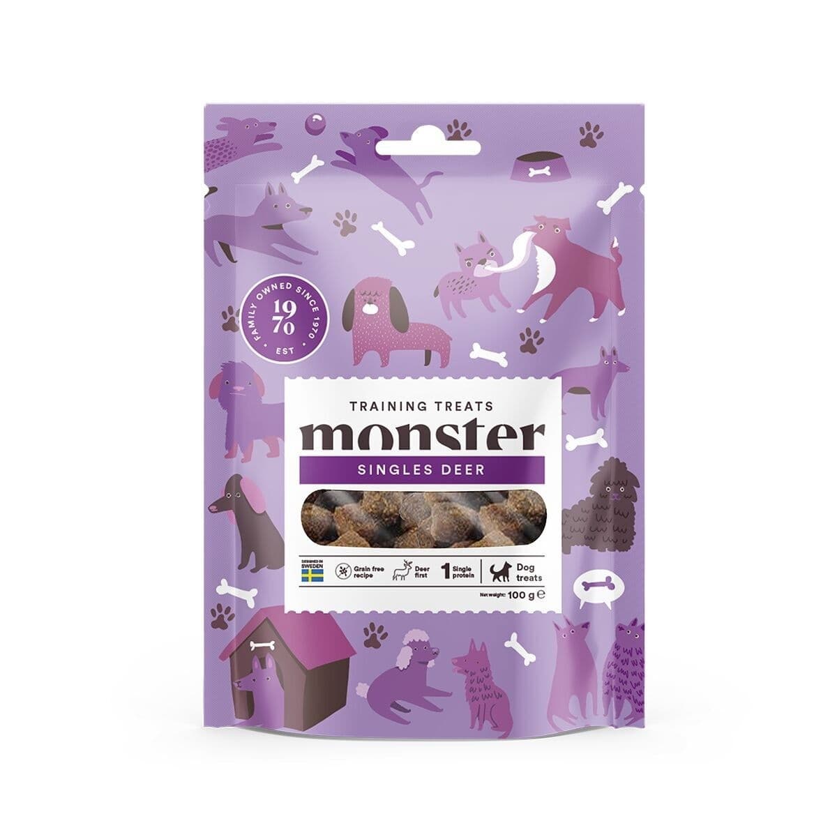 Monster Dog Training Treats peura 100g – Monster Pet Food