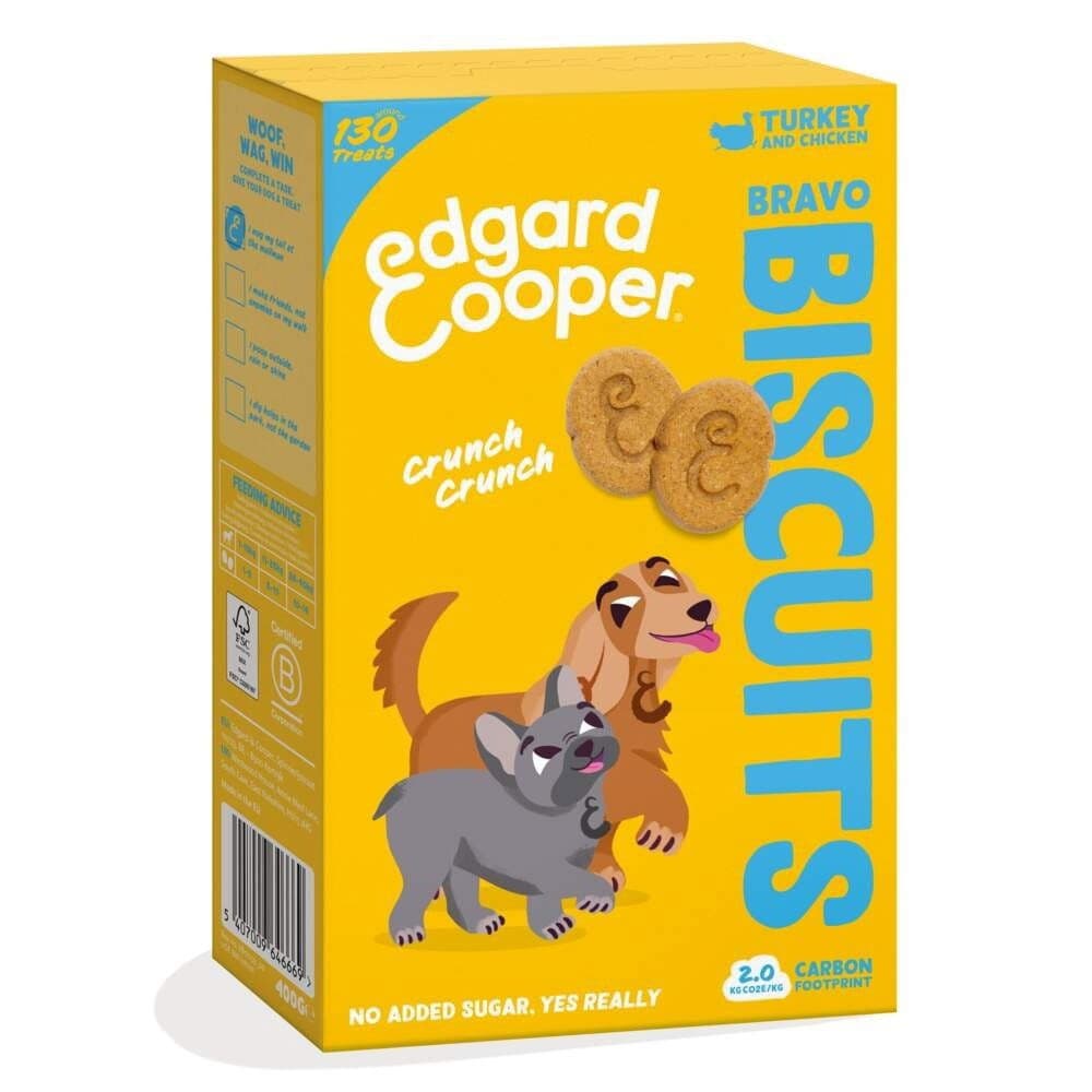 E&C-koirankeksit, kalkkuna-kana 400 g – Edgard & Cooper™