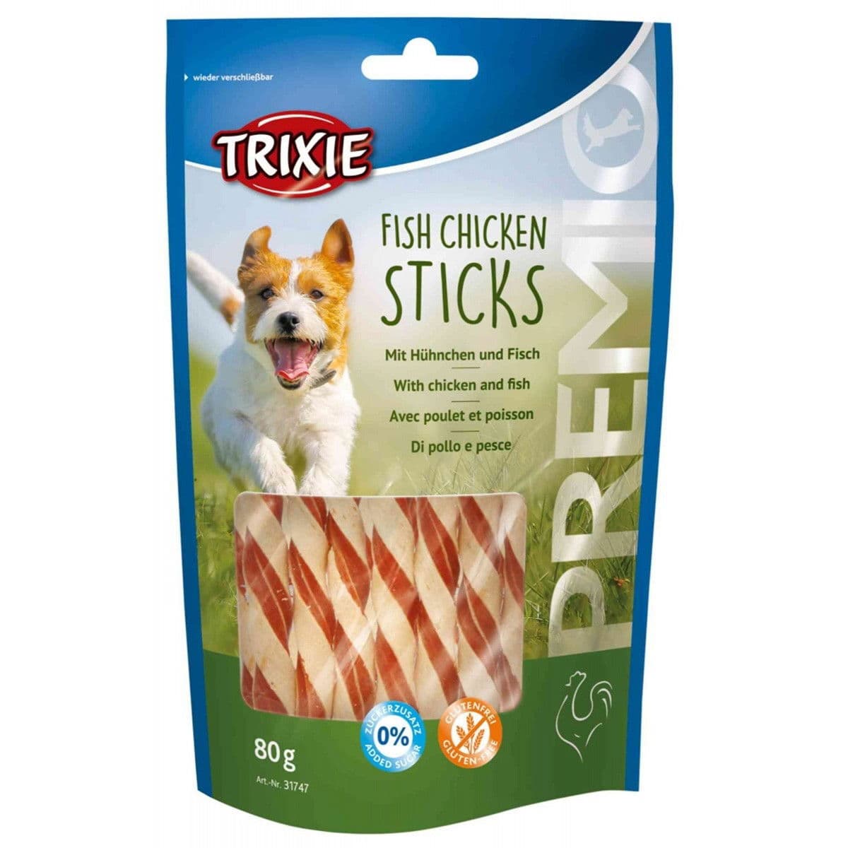 Trixie Premio Kana-kalakierre, 80 g – Trixie