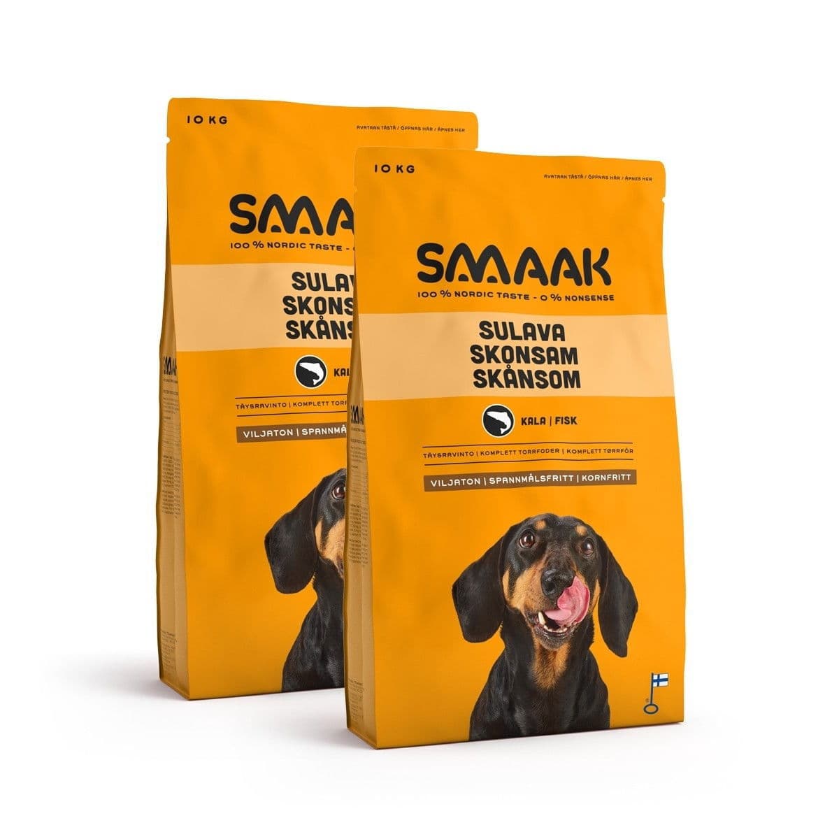 SMAAK viljaton kala aikuiselle koiralle 2 x 10 kg – Smaak