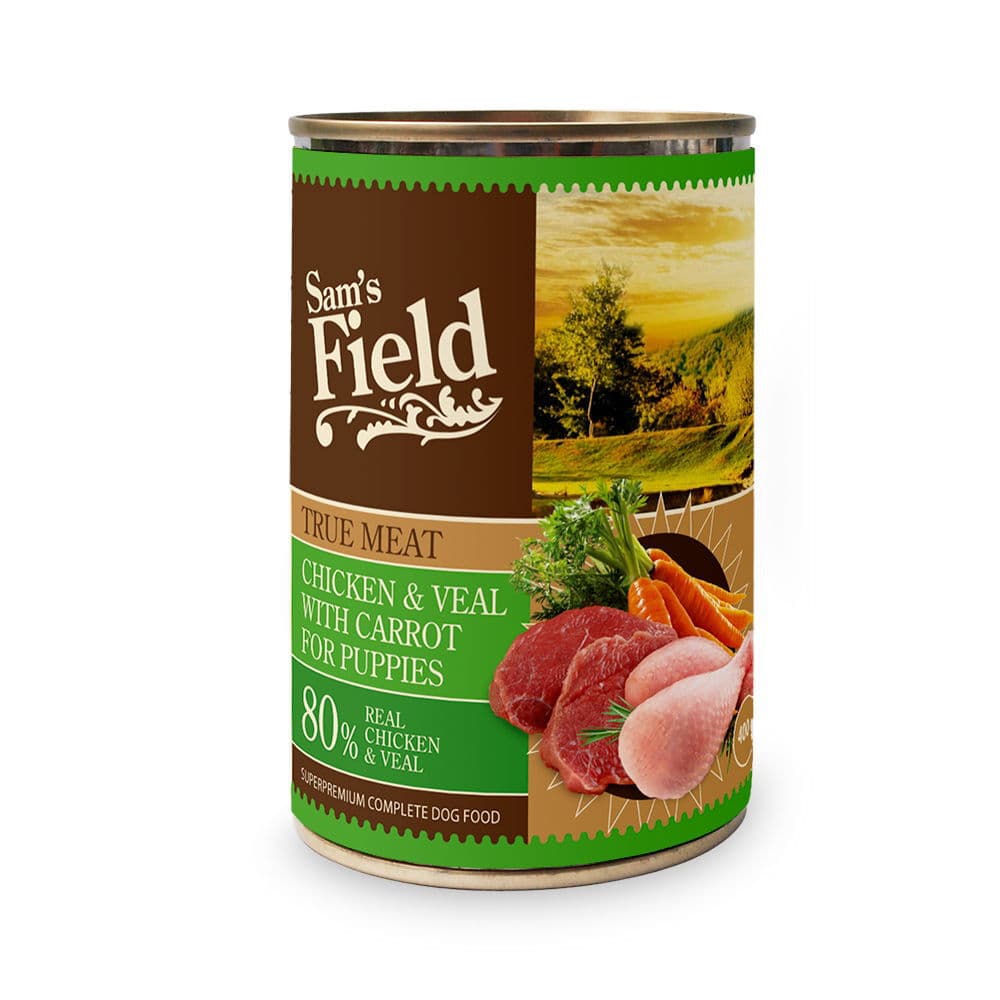 Sam's Field True Puppy Kana & vasikka 400 g – Sam's Field