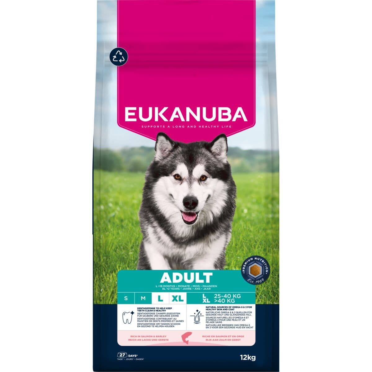 Eukanuba Adult Large Breed Salmon & Barley – Eukanuba