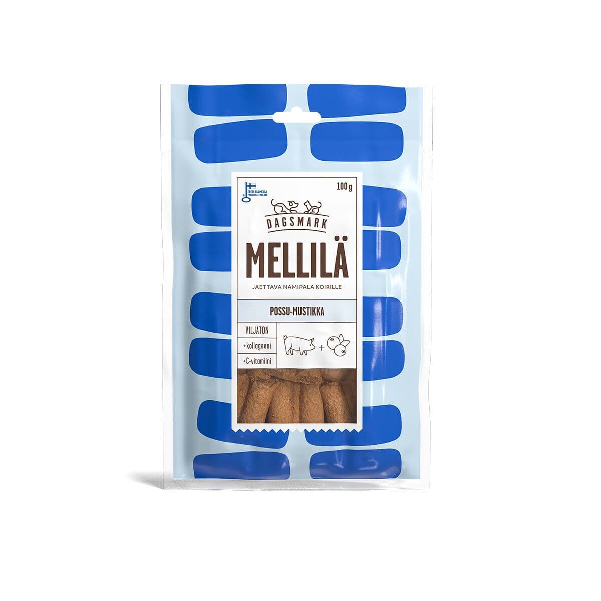 Dagsmark MELLILÄ possu-mustikkanami 100 g – Dagsmark