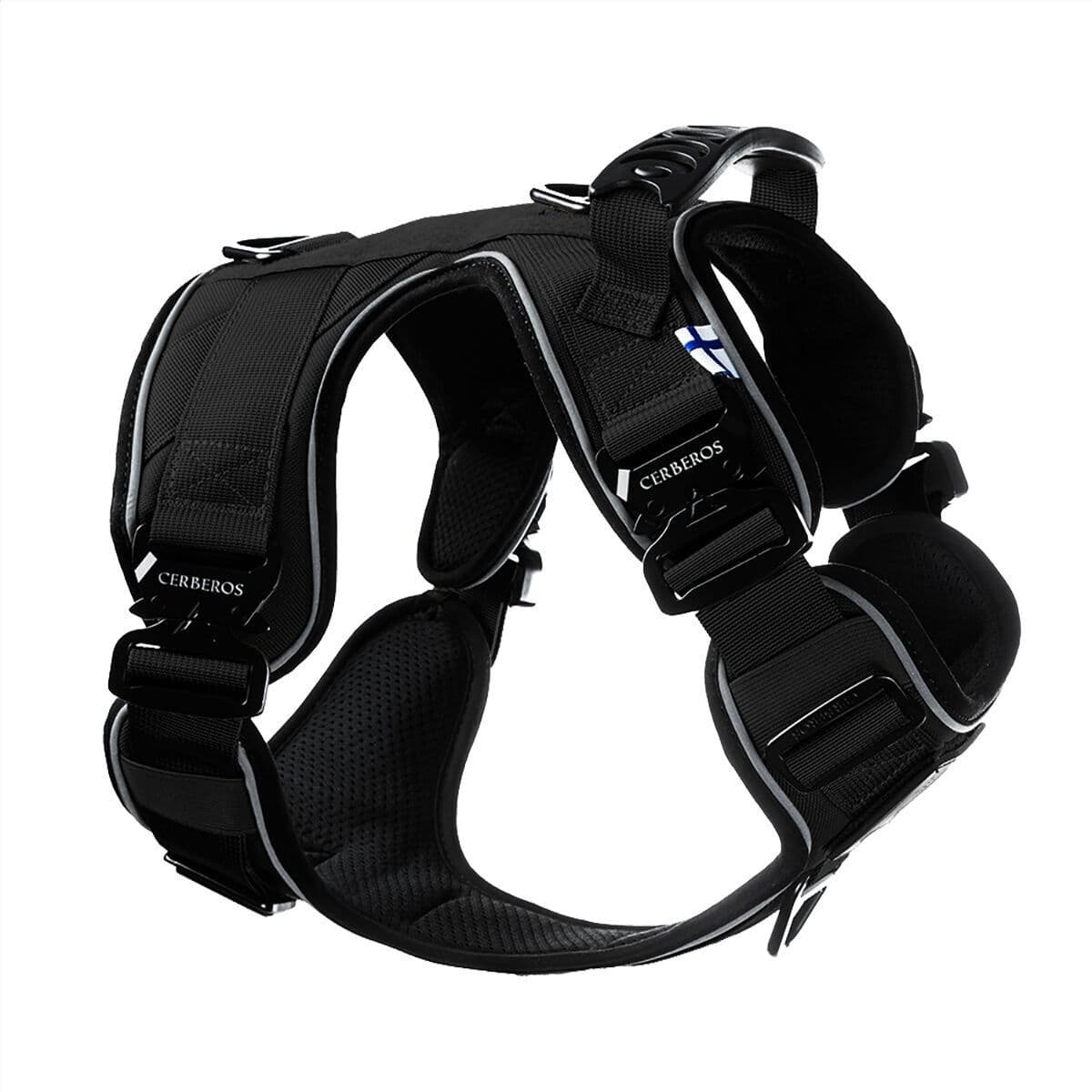 Cerberos Active koiran valjaat, Night Black – Cerberos