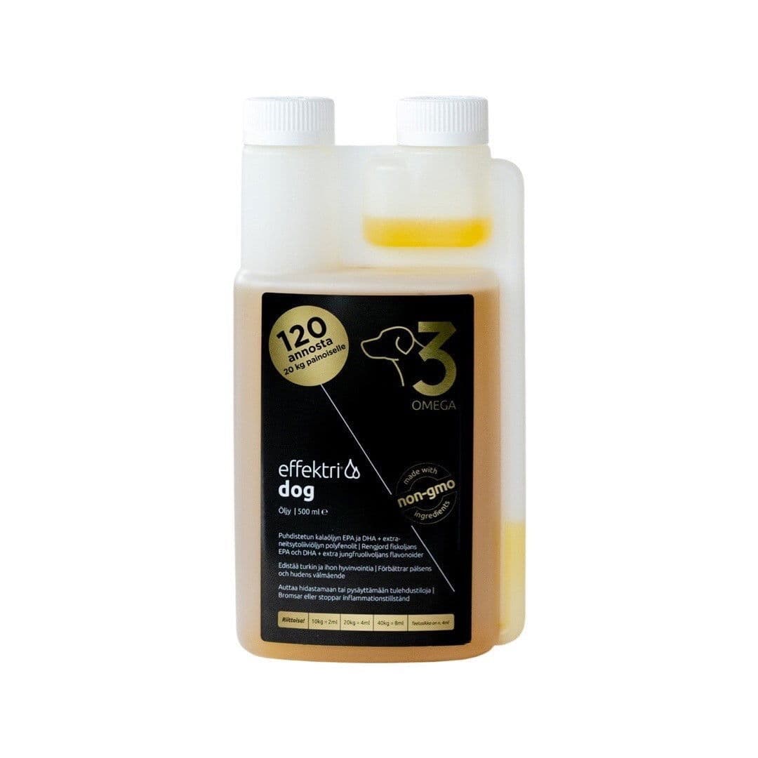Effektri omega-3-öljy koiralle ja kissalle – Effektri