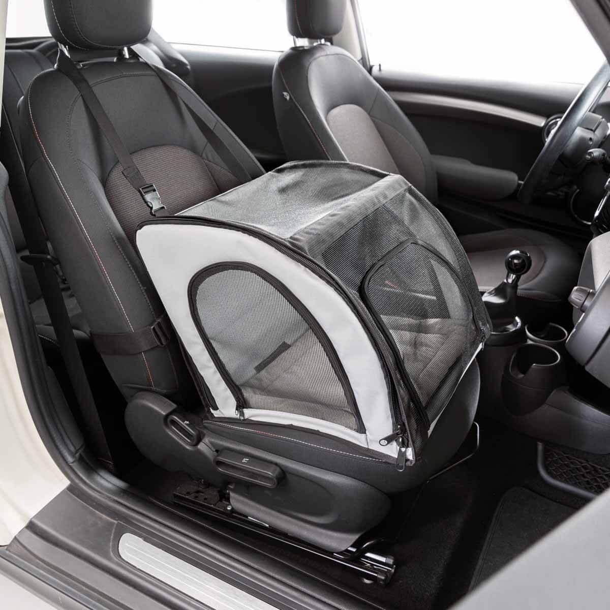 Kokoontaitettava autoistuin koiralle – Trixie