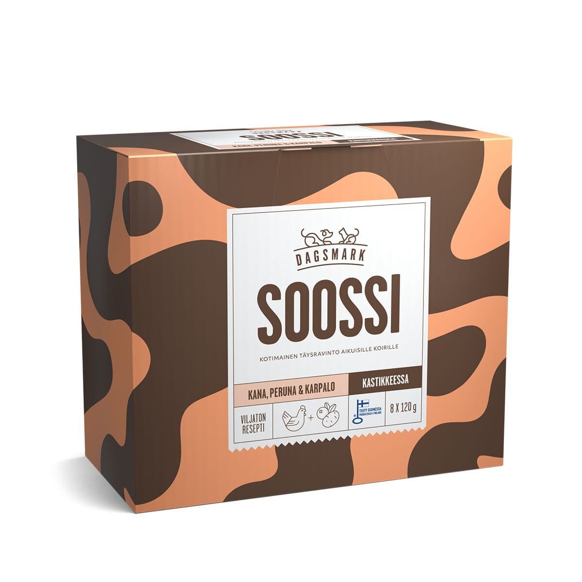 Dagsmark SOOSSI kana-peruna-karpalo kastikkeessa 8 x 120 g – Dagsmark
