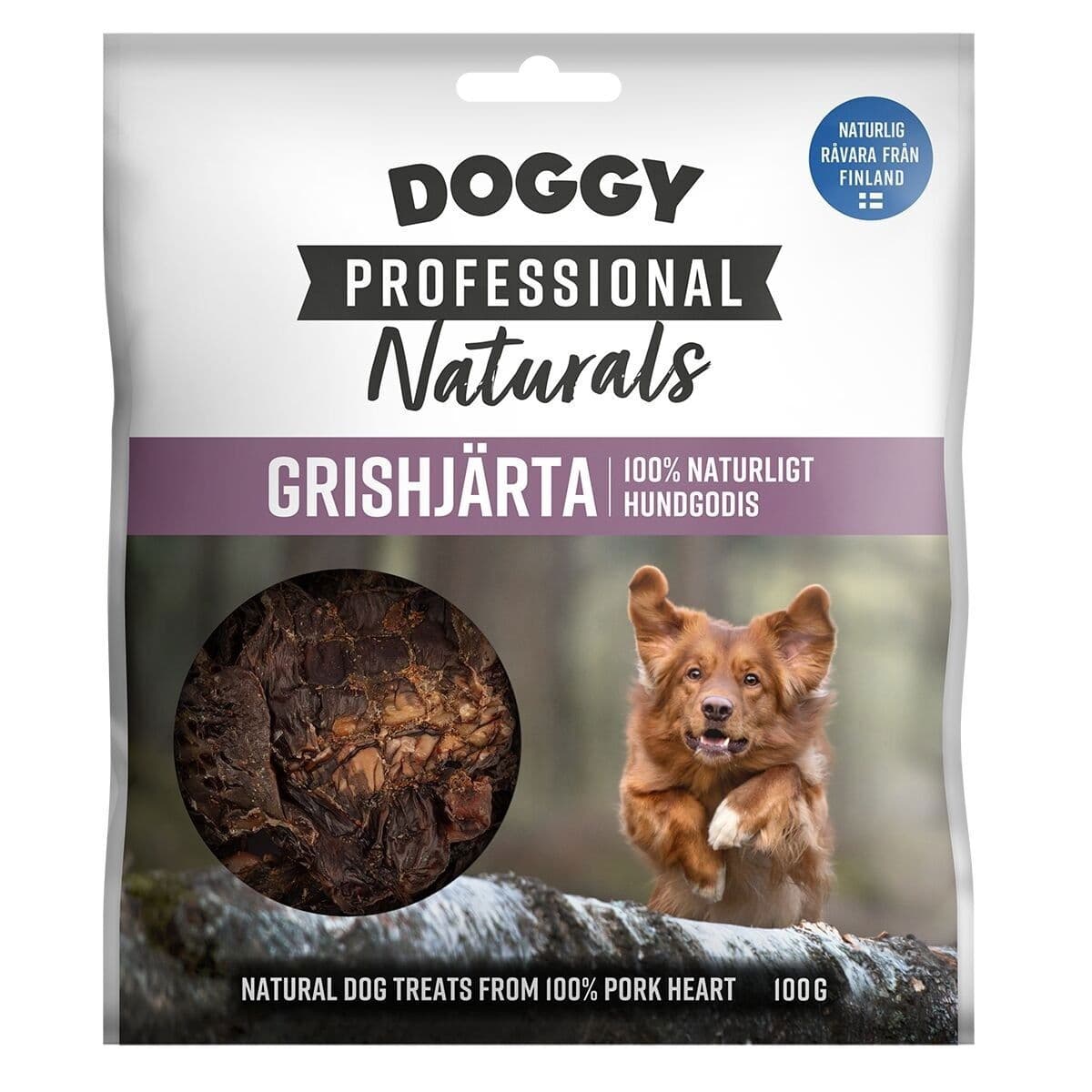 Doggy Naturals Possunsydän 100 g – Doggy