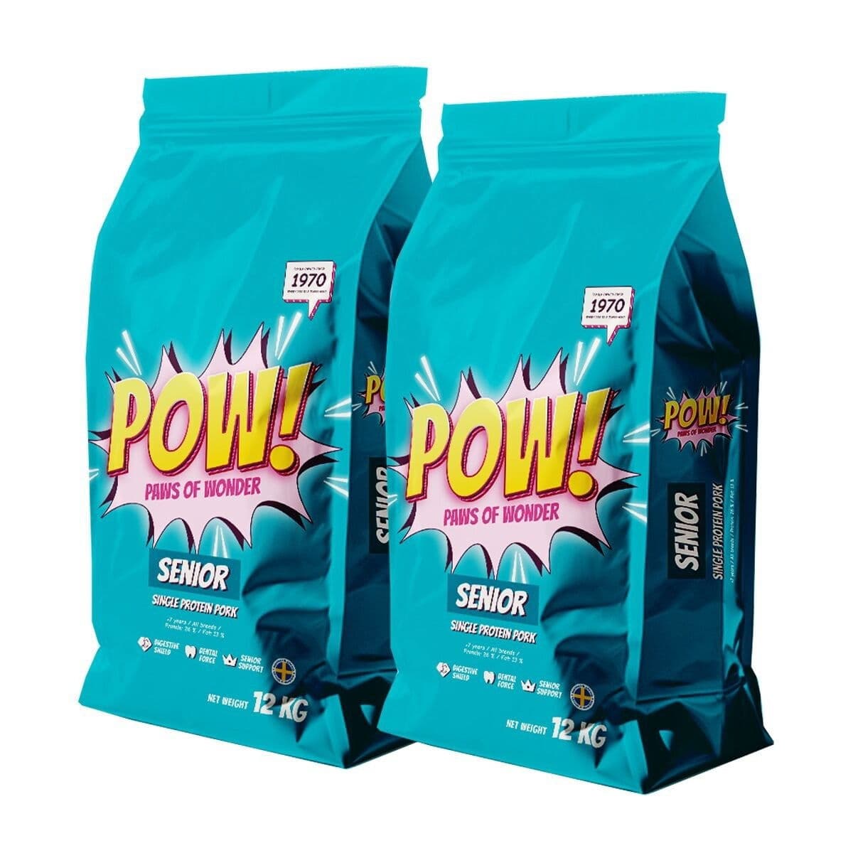 POW! Dog Senior 2x12 kg – POW!