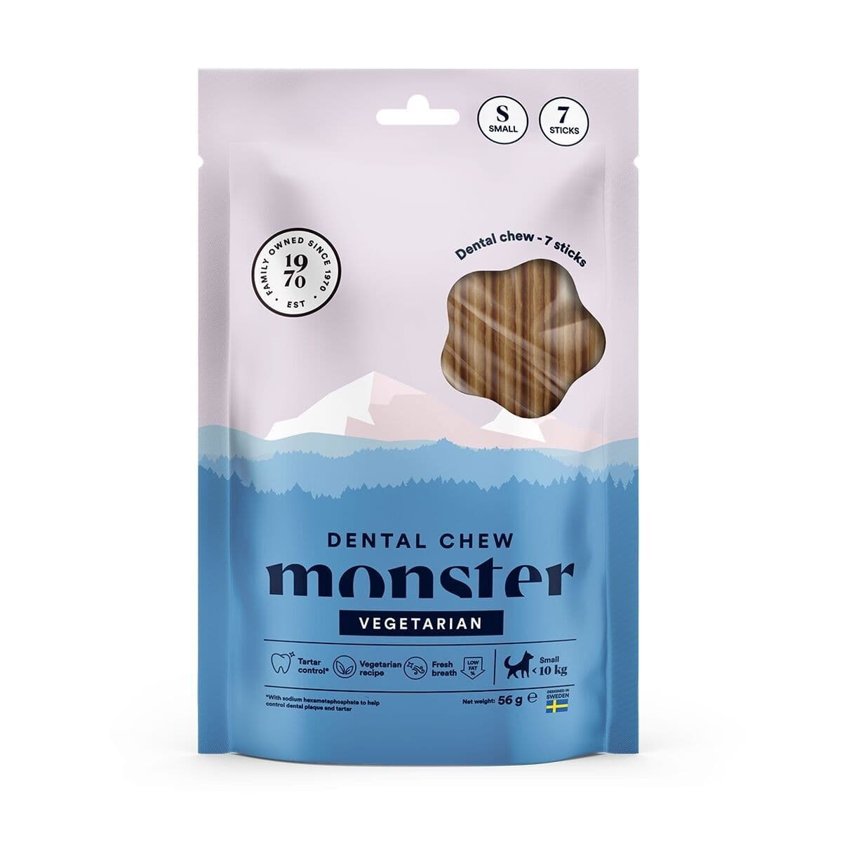 Monster Dog Dental Chew Vegetarian Small – Monster Pet Food