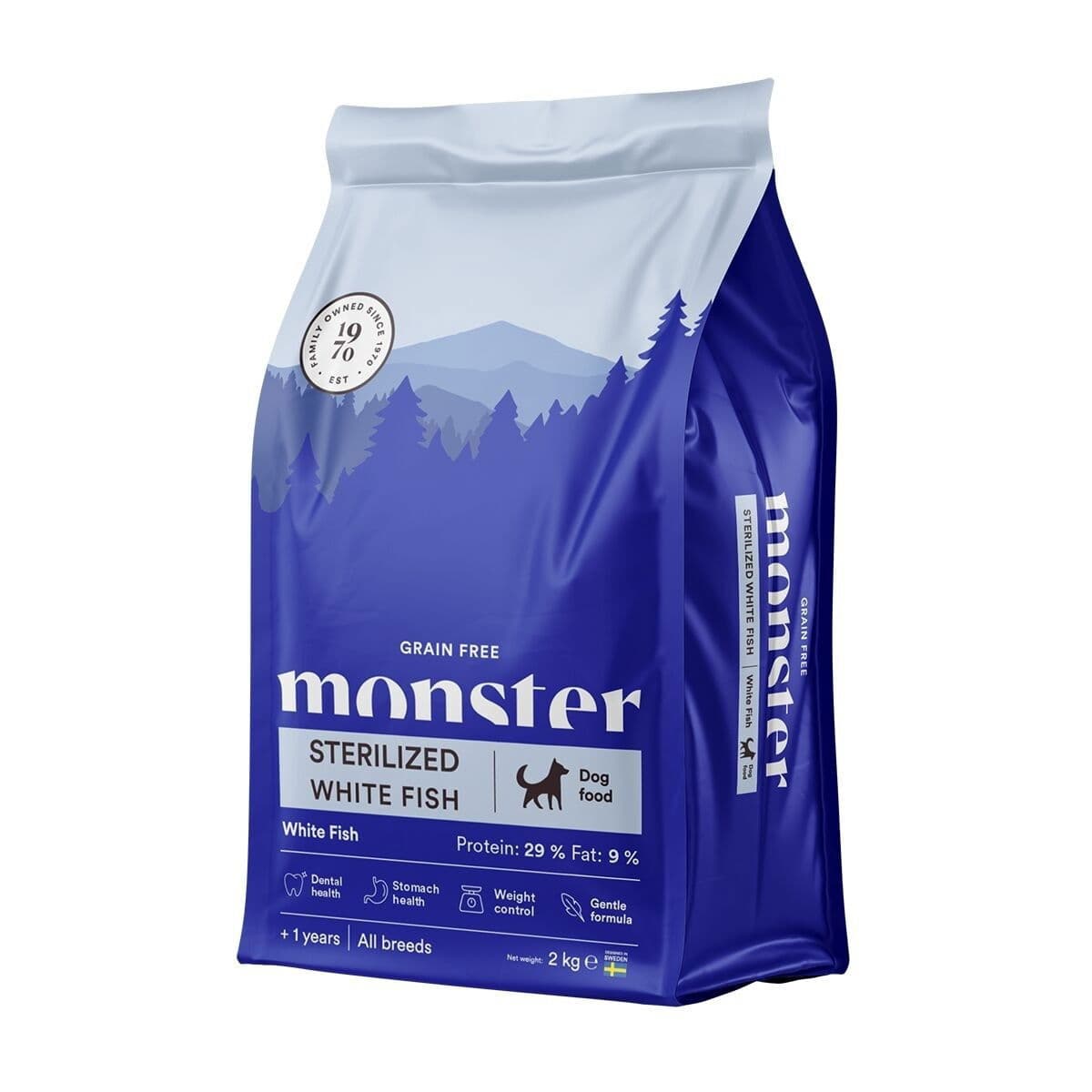 Monster Dog Original Grain Free Sterilised White Fish – Monster Pet Food
